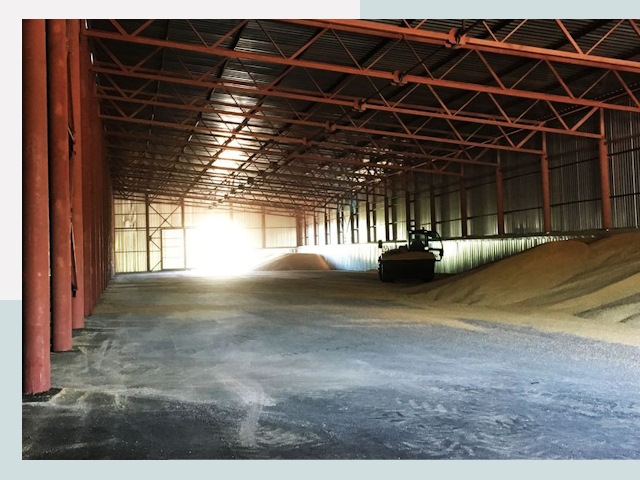 Строительство зернохранилищ в Южно-Сахалинске