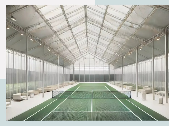 Строительство теннисных кортов в Южно-Сахалинске