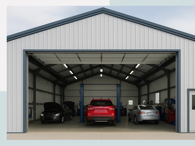 Ангары из сэндвич панелей от 620 руб. в Южно-Сахалинск