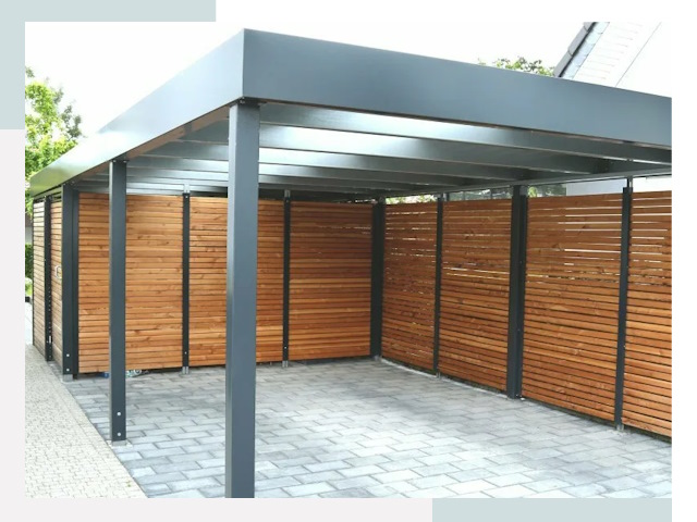 Навесы для парковки в Южно-Сахалинске