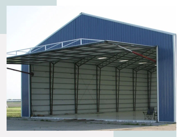 Прямо стенные ангары в Южно-Сахалинске