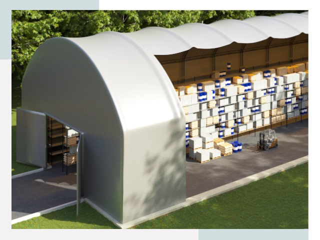 Тентовые ангары в Южно-Сахалинске