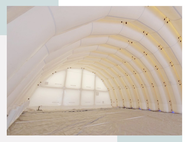 Пневмокаркасные ангары в Южно-Сахалинске