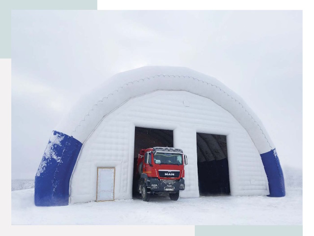 Мобильные ангары в Южно-Сахалинске