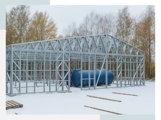 Металлические ангары в Южно-Сахалинске