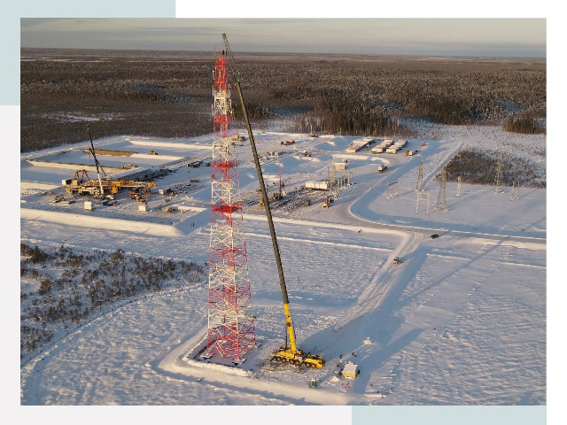 Мачты связи в Южно-Сахалинске