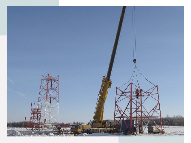 Монтаж вышек связи в Южно-Сахалинске