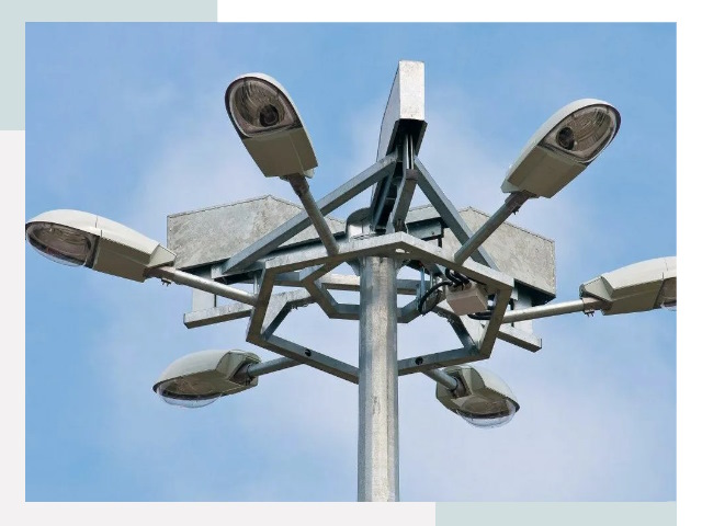 Монтаж осветительных мачт в Южно-Сахалинске