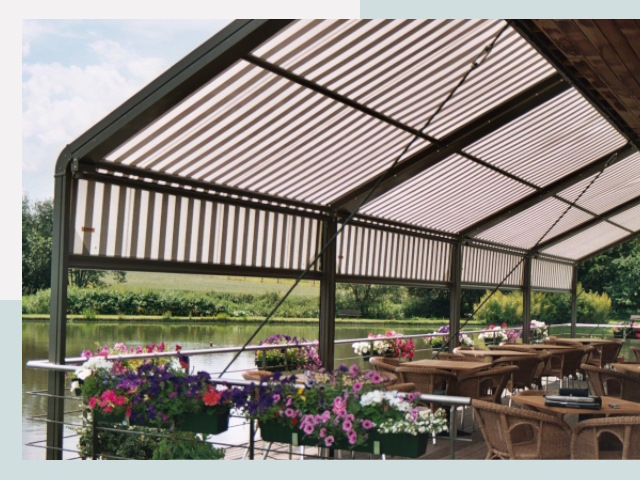 Элегантные навесы для кафе от 620 руб в Южно-Сахалинск