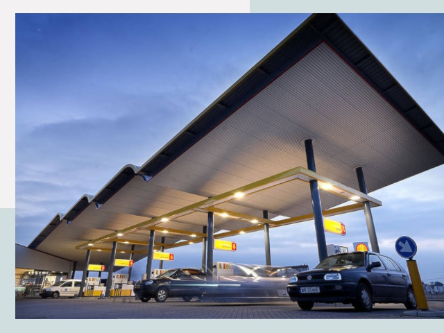 Навесы для АЗС в Южно-Сахалинск от 620 руб. - Защита и комфорт