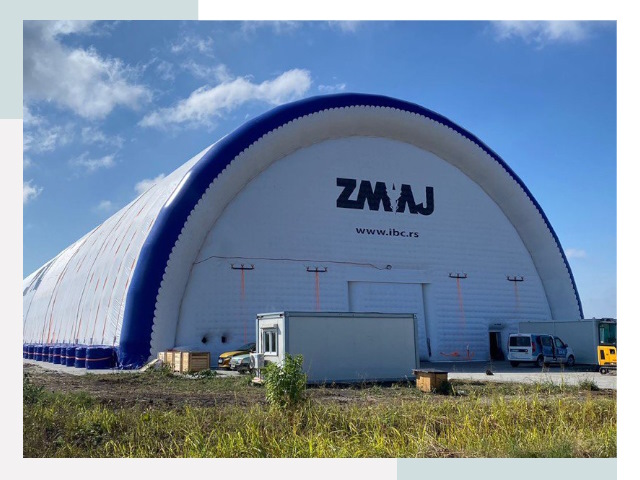 Брендирование ангаров в Южно-Сахалинске