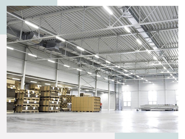 Освещение ангаров в Южно-Сахалинске